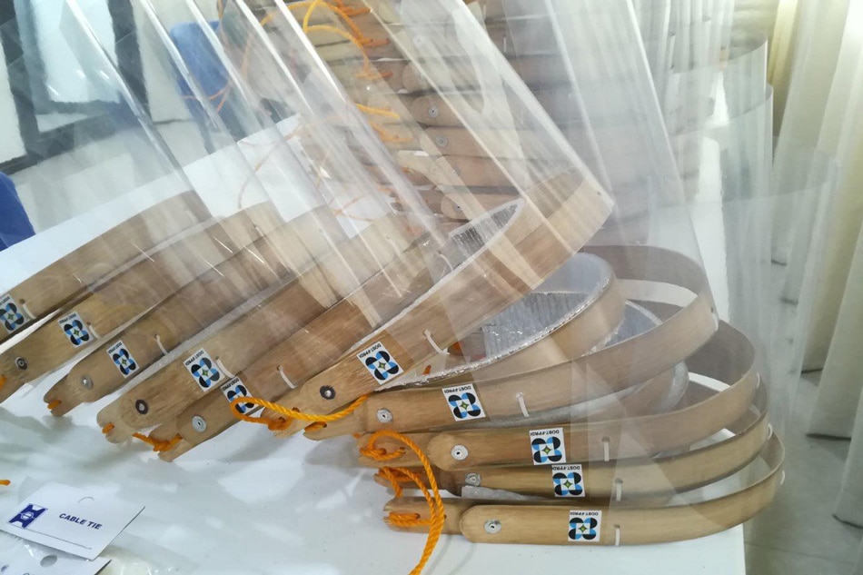 farmers bamboo face shields, <b> PH farmers are crafting sustainable face shield frames out of bamboo </b>