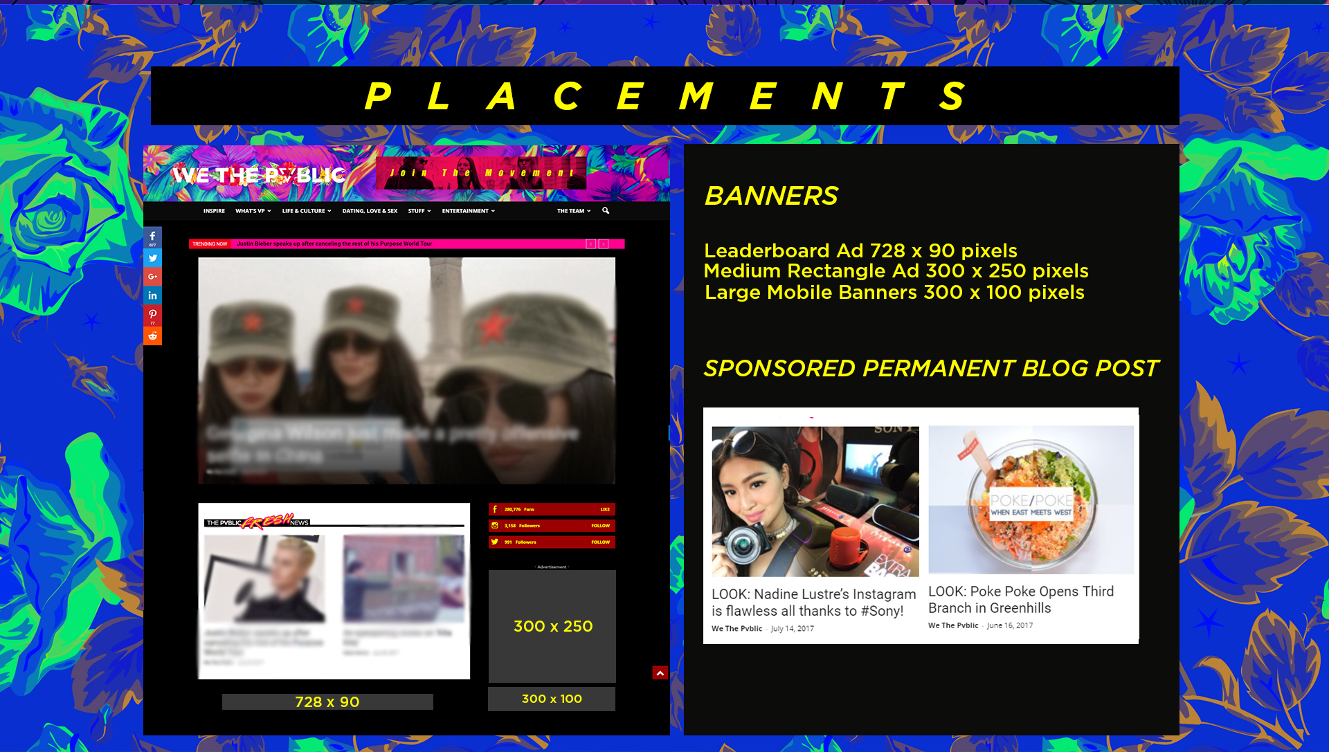 Advertise, Advertise with us