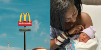 Woman gives birth in McDonalds, names the child ‘Little Nugget’