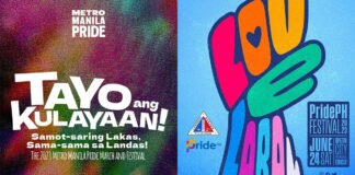 ICYMI: Two Pride Marches are happening this June 24 in Metro Manila! PVBLIC, HOME